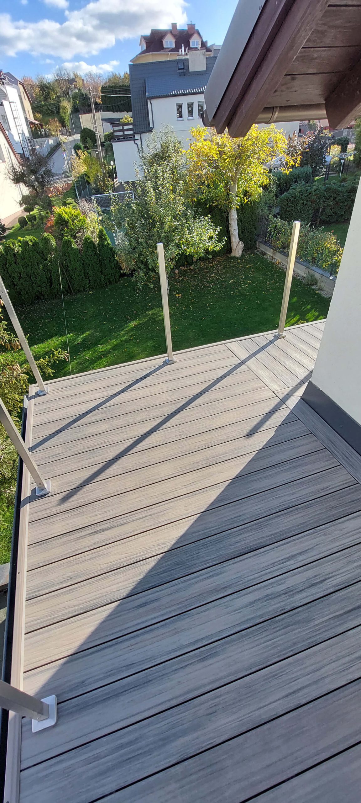 Eckbalkon - WPC Terrassendielen Premium Antique