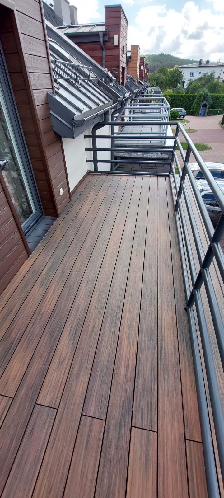 Balkon - WPC Terrassendielen Premium Redwood