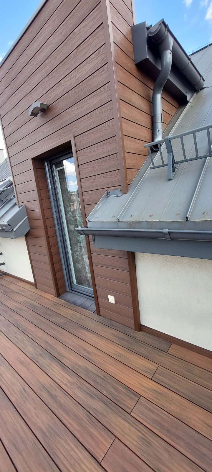 Balkon - WPC Terrassendielen Premium Redwood