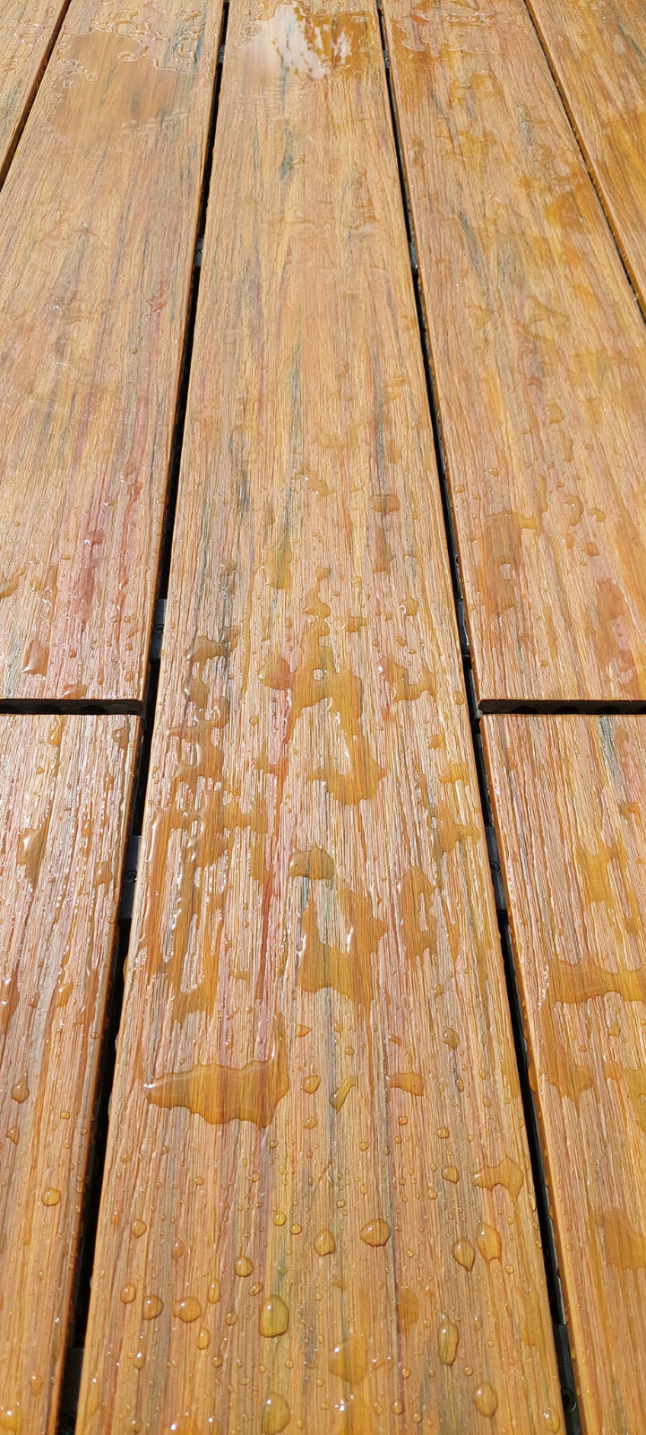 Terrasse mit Stufen – Amber Premium Verbund-Terrassendielen