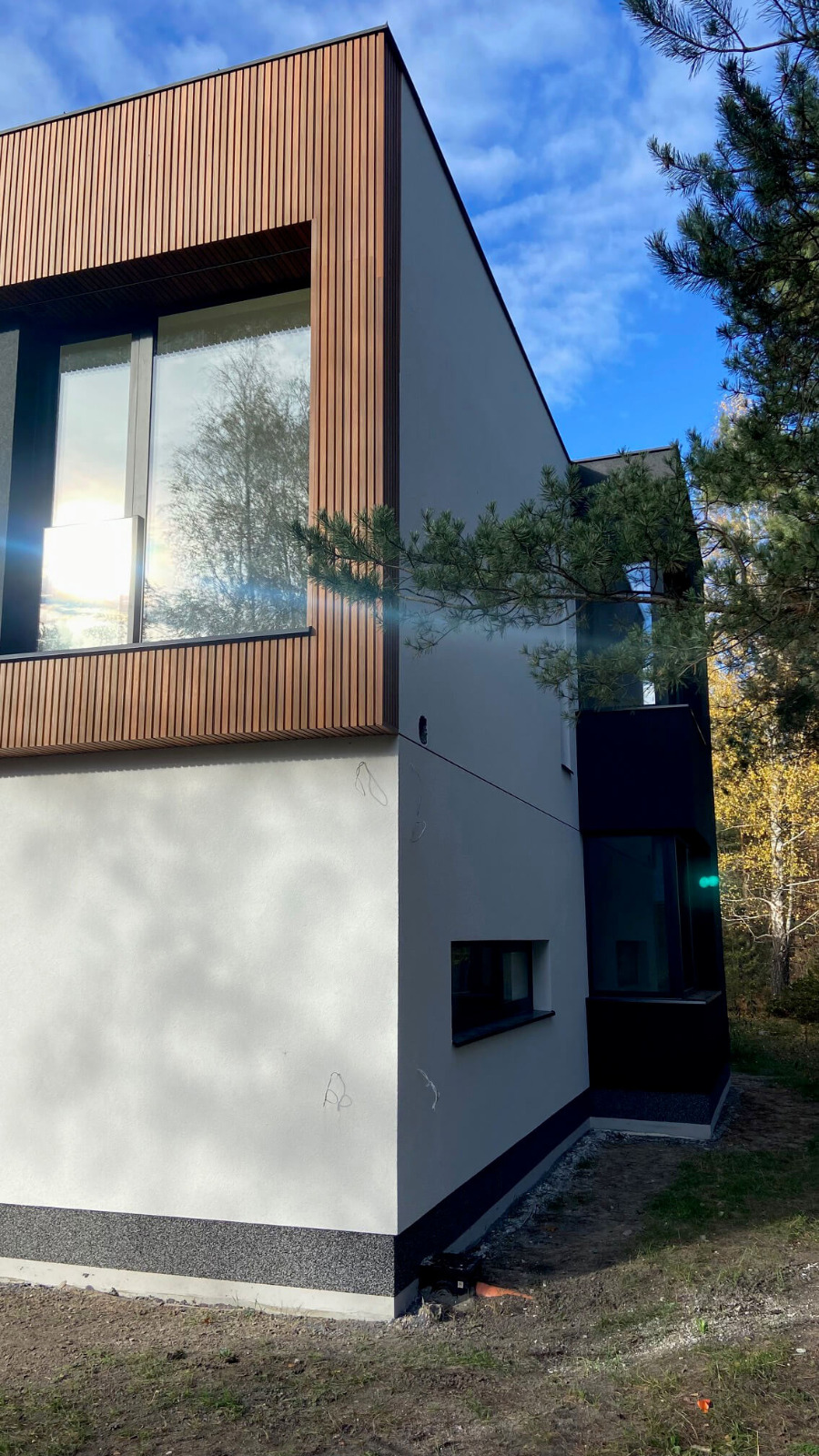 Lamellenfassade – 3D Fassadenlamellen Amber Premium