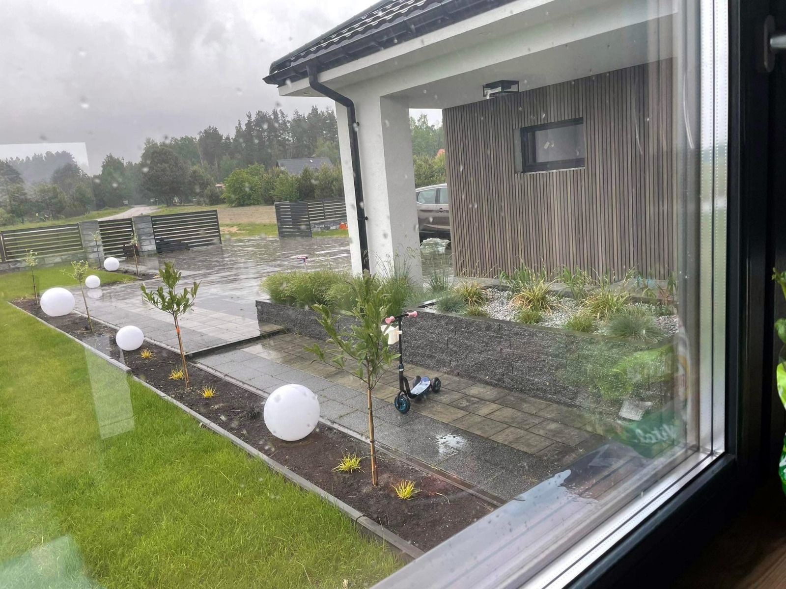 Fassade - WPC 4-fach Rhombusprofil Premium Antique