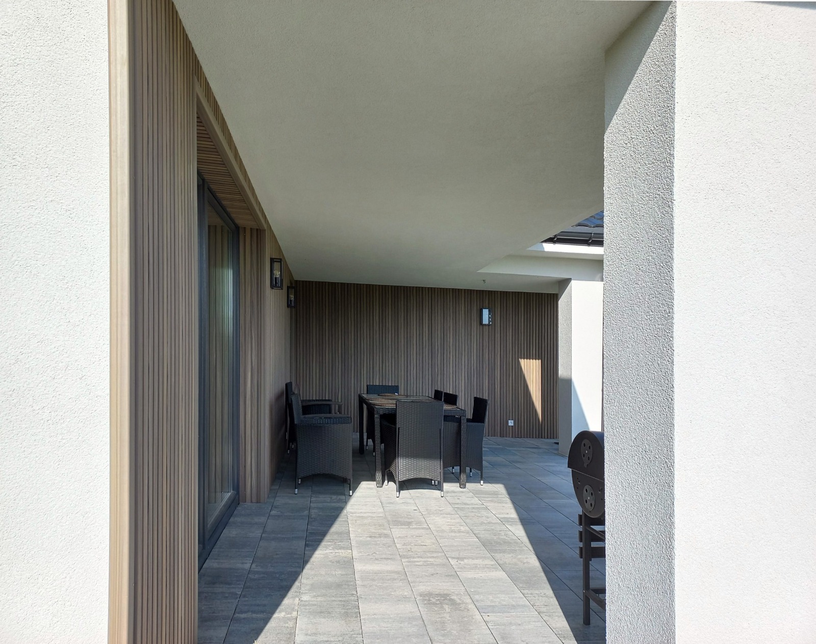 Fassade - WPC 4-fach Rhombusprofil Premium Antique