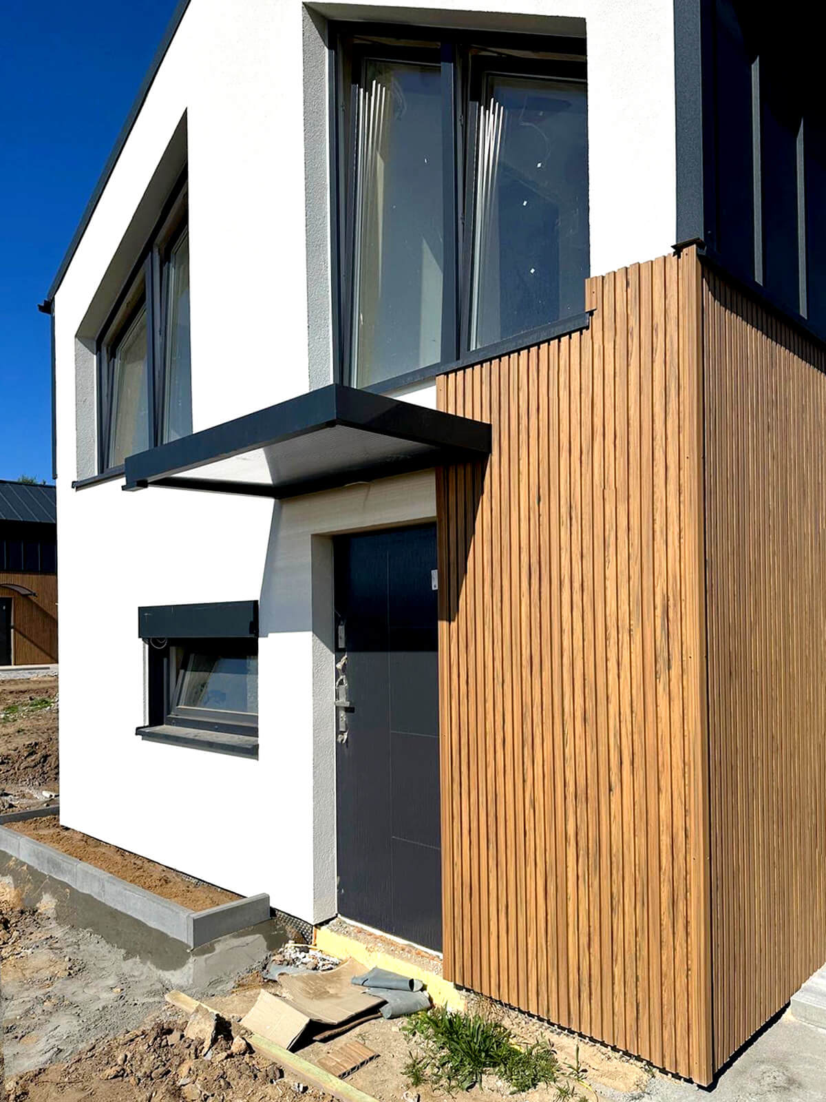 Premium Fassadenlamellen Eiche Winchester – Lamellenfassade