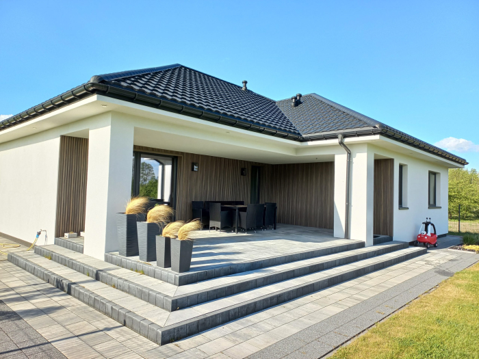 Fassade - WPC 4-fach Rhombusprofil Premium Antique