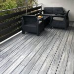 realizacja tarasu z deski kompozytowej premium gray