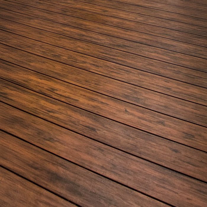realizacja deski kompozytowej premium teak balkon