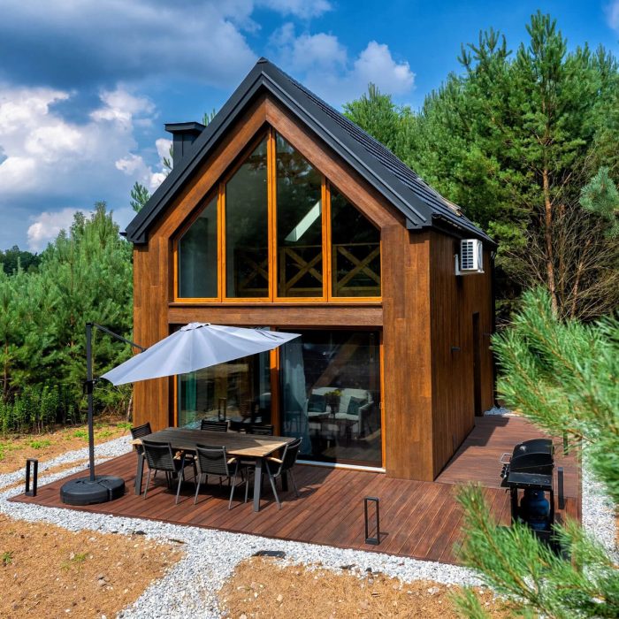realizacja tarasu z deski tarasowej kompozytowej redwood premium