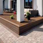 realizacja z deski kompozytowej tarasowej premium teak