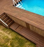realizacja z deski kompozytowej tarasowej premium teak