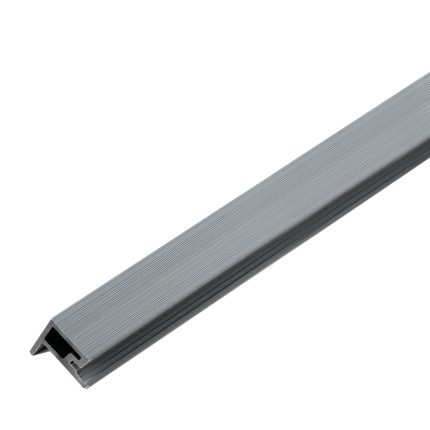 WPC Lamellen Leiste Typ F Premium Grau 36,5 x 49,5 mm – 2,9 m
