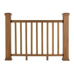 WPC Balustrade Amber 140 x 113 cm (1 Pfosten) – Bild 3