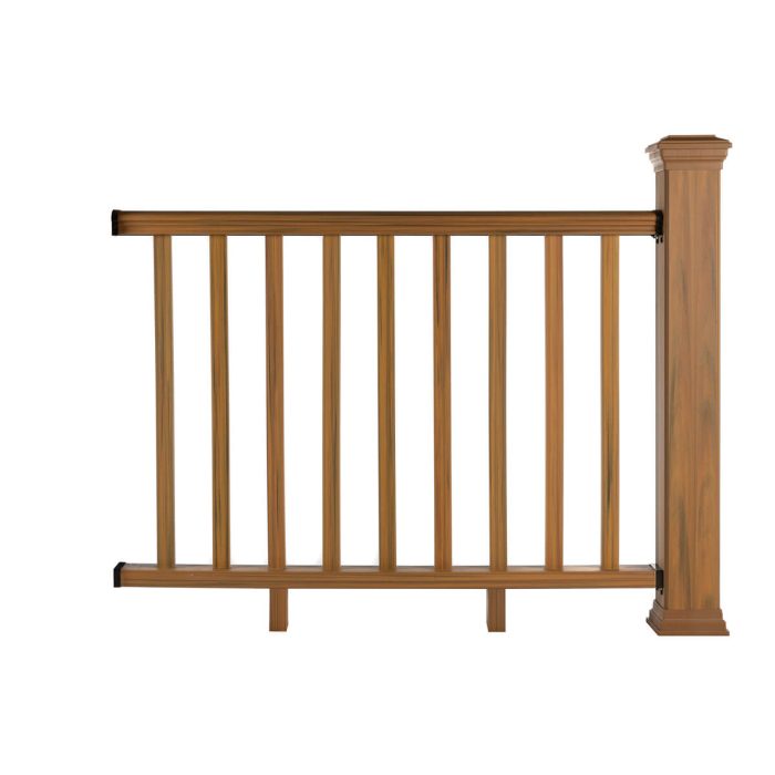 WPC Balustrade Amber 140 x 113 cm  (1 Pfosten) – Bild 1