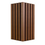 Veredelung Premium WPC 4-fach Rhombusprofil Teak