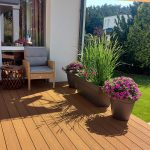 realizacja tarasu z deski kompozytowej premium dab naturalny