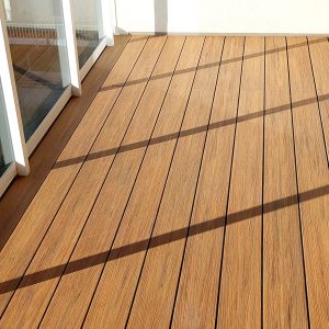 Realizacja z deski taraswowej premium dab winchester balkon