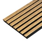 Akustikpaneel auf Filz Goldene Eiche 2,1 x 30,5 cm – 2,7 m – Bild 4