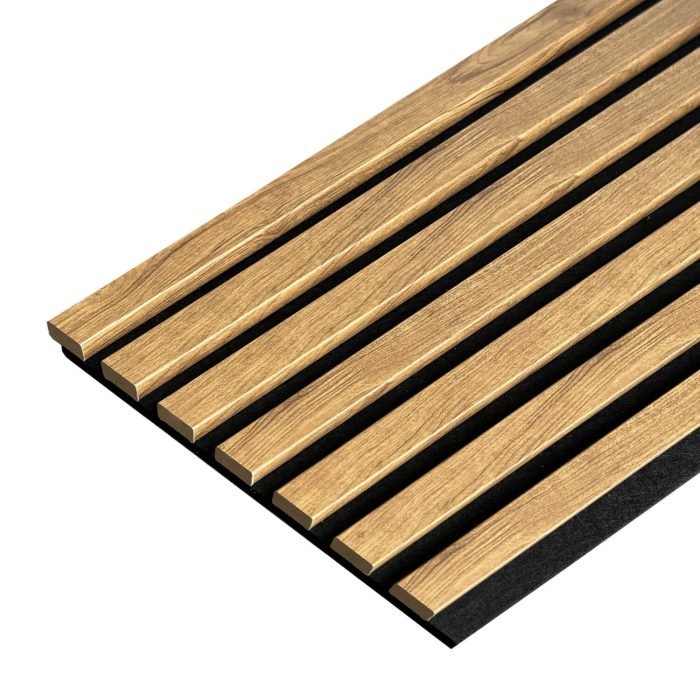 Akustikpaneel auf Filz Goldene Eiche 2,1 x 30,5 cm – 2,7 m – Bild 4