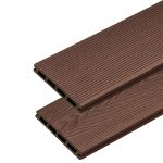 3D Classic WPC Terrassendiele Dunkelbraun - 4 m – Bild 2