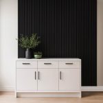 Dekorative Wandlamellen Glitzer Schwarz - 2,4 x 16,8 cm – 2,7 m – Bild 3